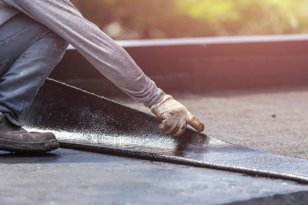Professional Waterproofing technician working in Atwood, IL